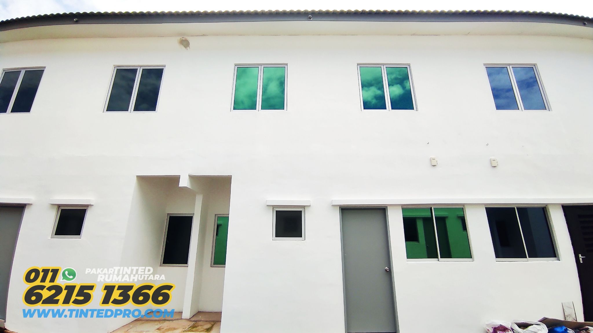 Pemasangan tinted rumah di Taman Arowana (Scientex), Sungai Petani, Kedah