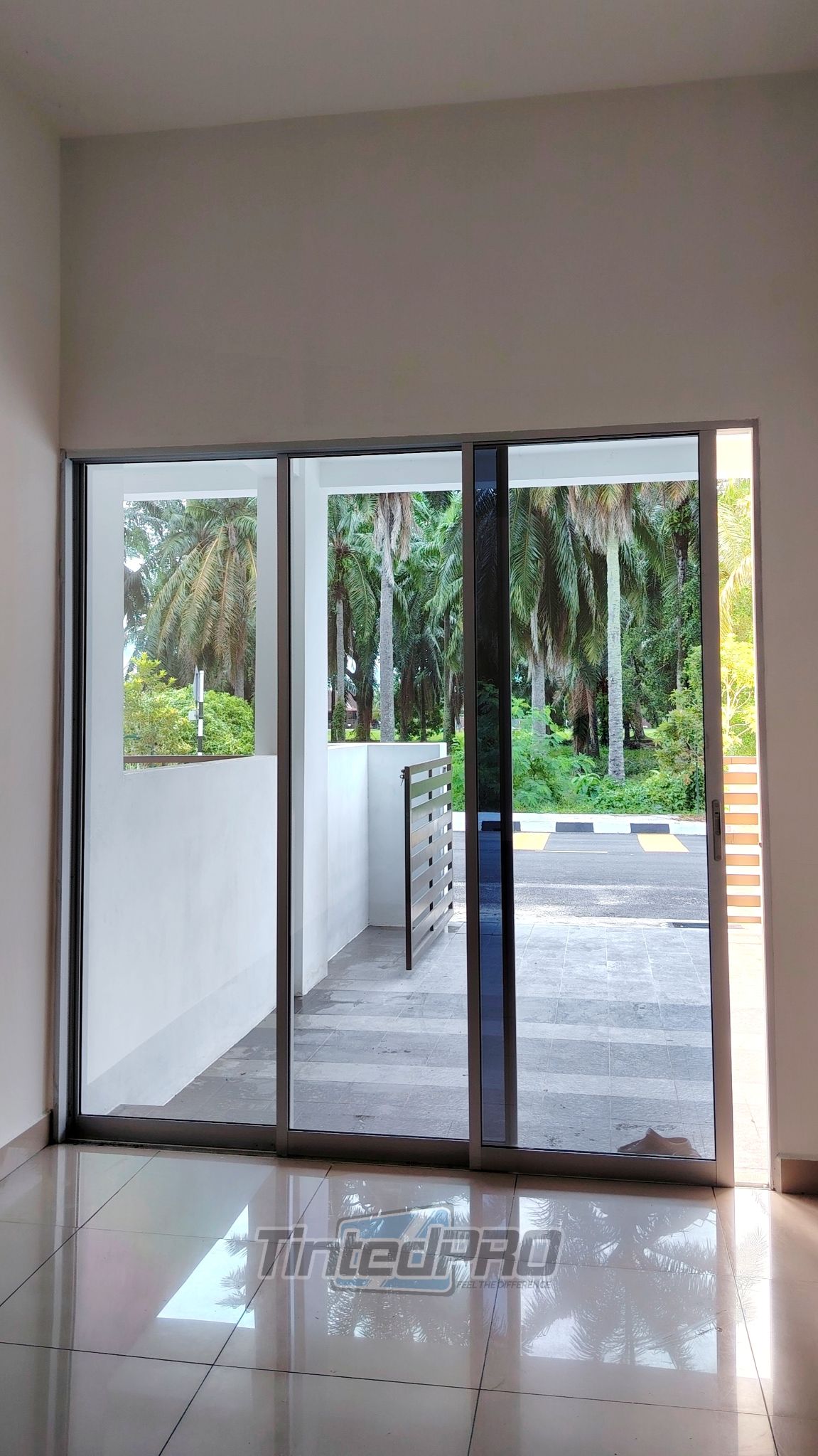 Pemasangan tinted rumah di Taman Damai Setia, Nibong Tebal, Pulau Pinang