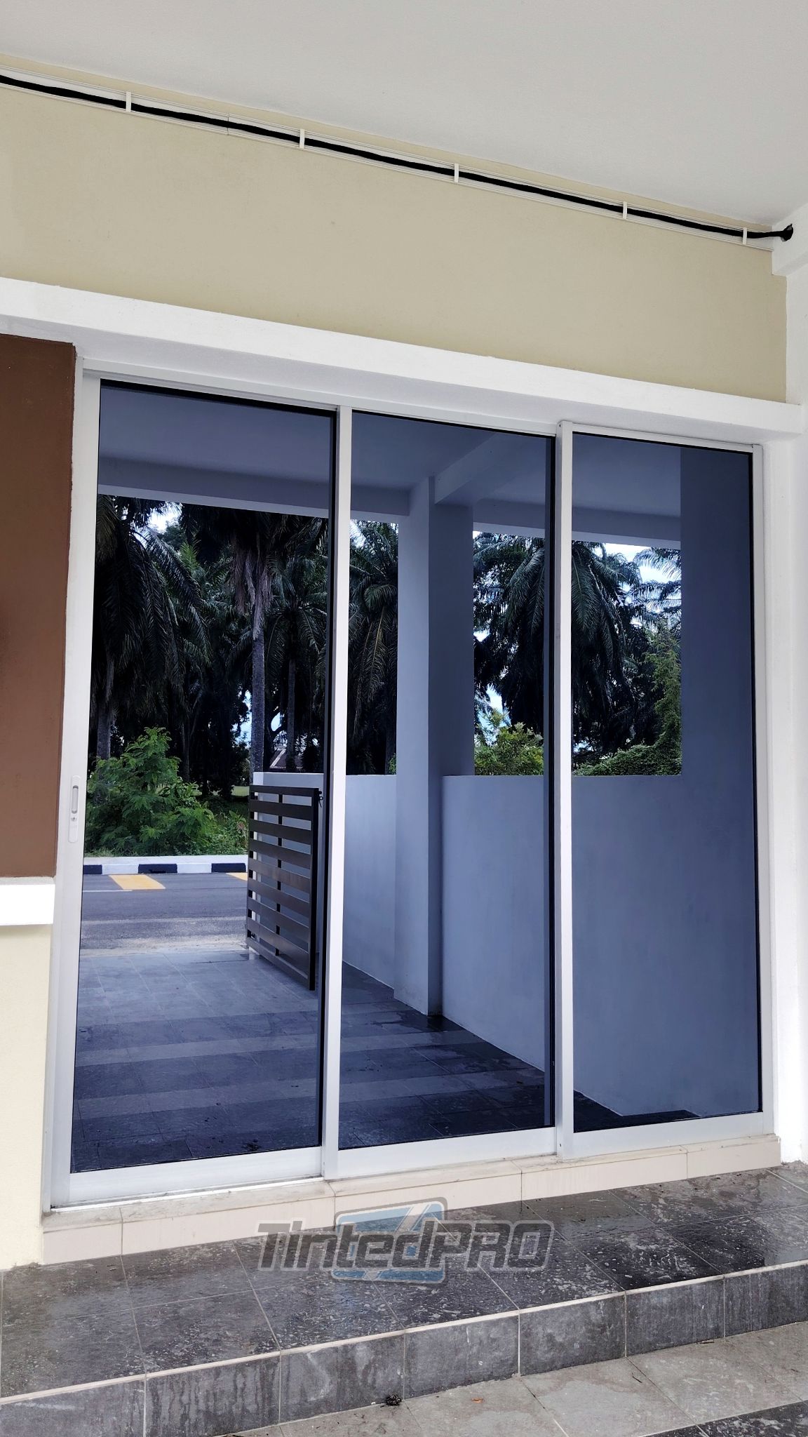 Pemasangan tinted rumah di Taman Damai Setia, Nibong Tebal, Pulau Pinang