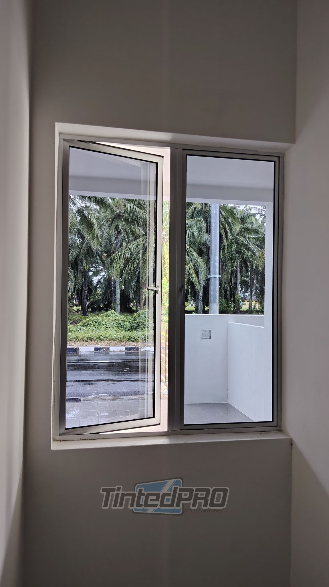 Pemasangan tinted rumah di Taman Damai Setia, Nibong Tebal, Pulau Pinang