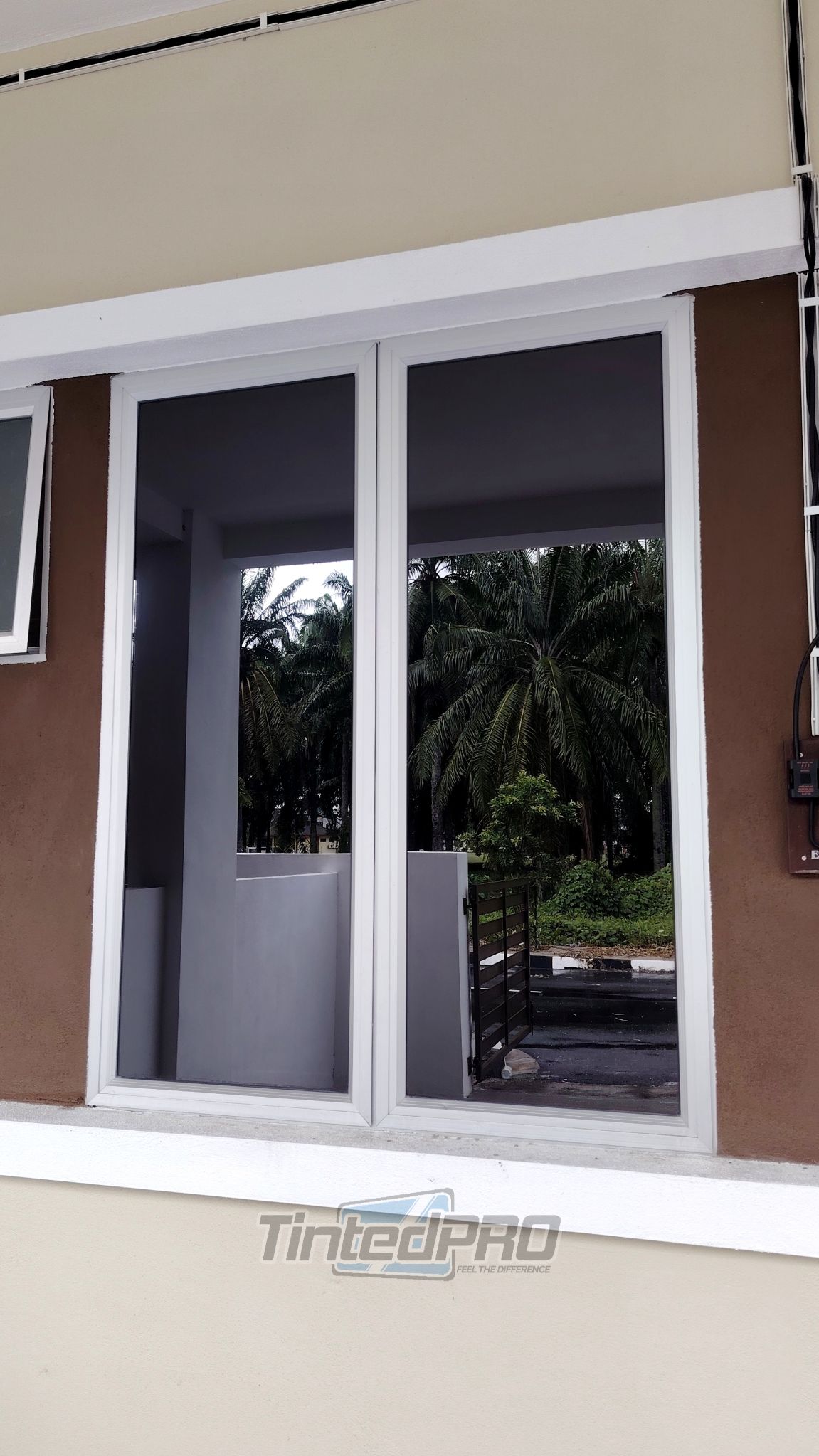 Pemasangan tinted rumah di Taman Damai Setia, Nibong Tebal, Pulau Pinang