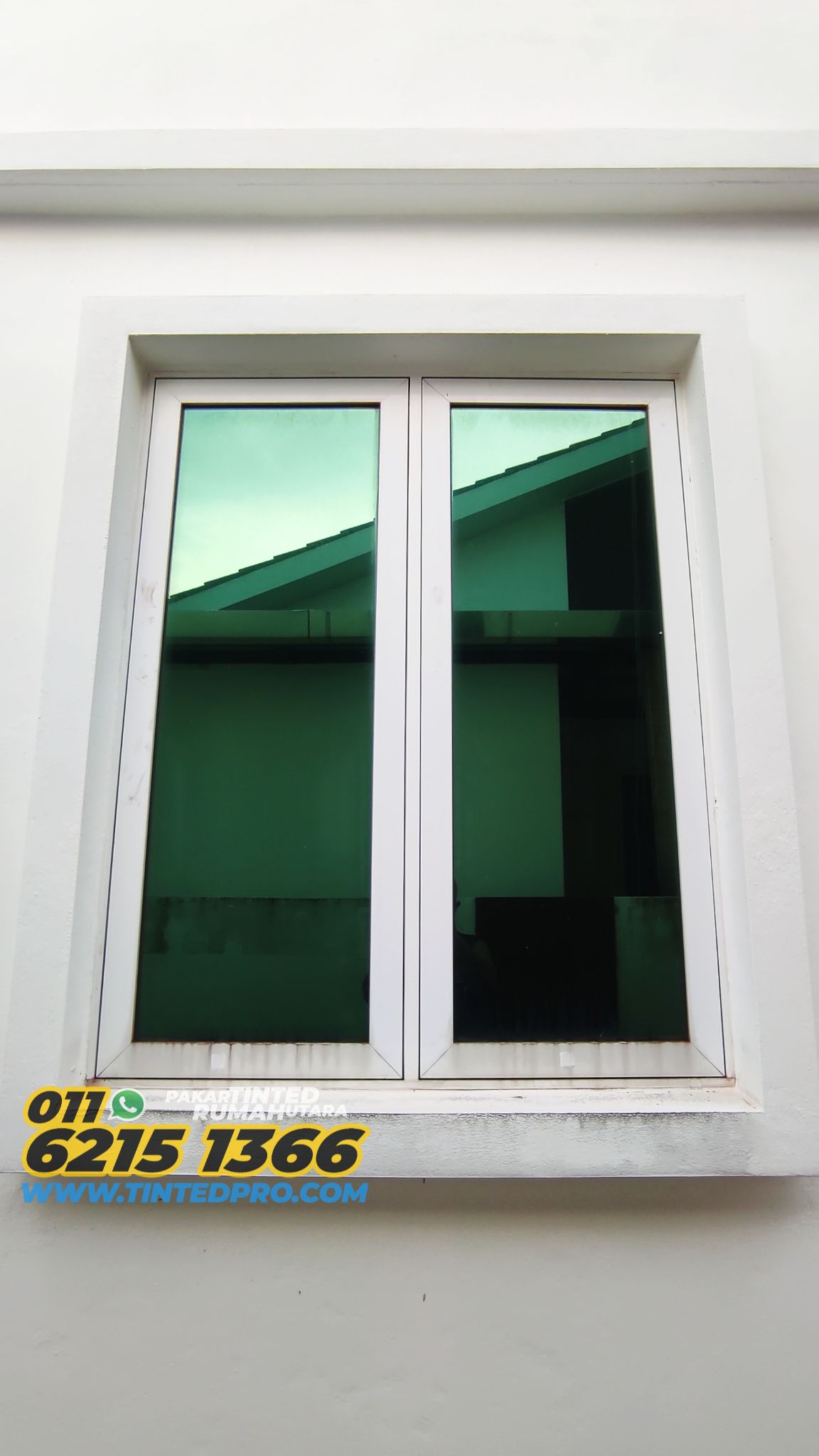 Pemasangan tinted rumah di Taman Desa Ara Permai, Tasek Gelugor, Pulau Pinang