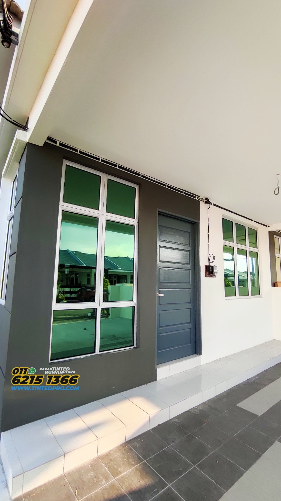 Tinted rumah Taman Kerian Putra, Parit Buntar, Perak