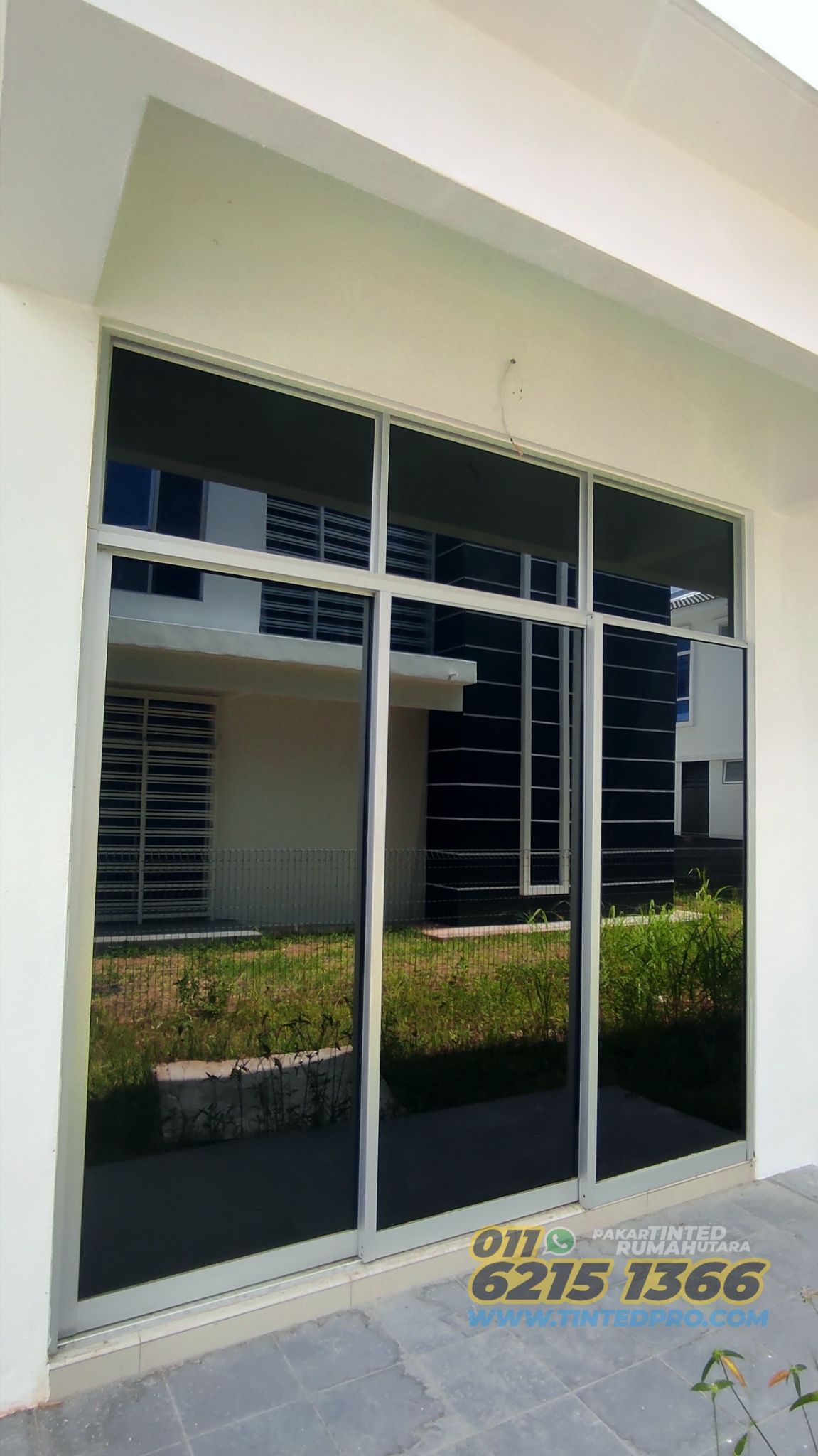 Pemasangan tinted rumah di Taman Kerian Putra, Parit Buntar, Perak