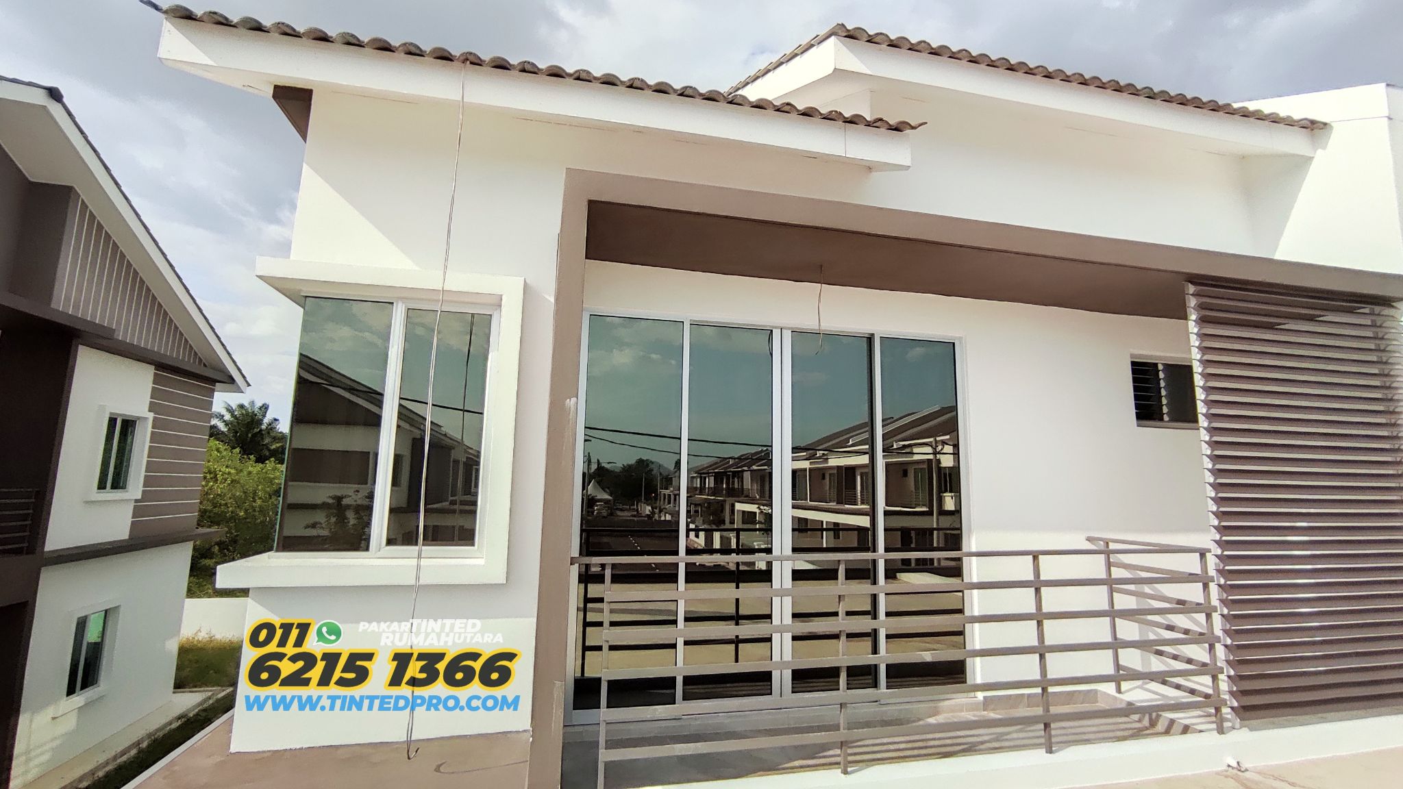 Tinted rumah Taman Kucai Indah 2, Lunas, Kedah