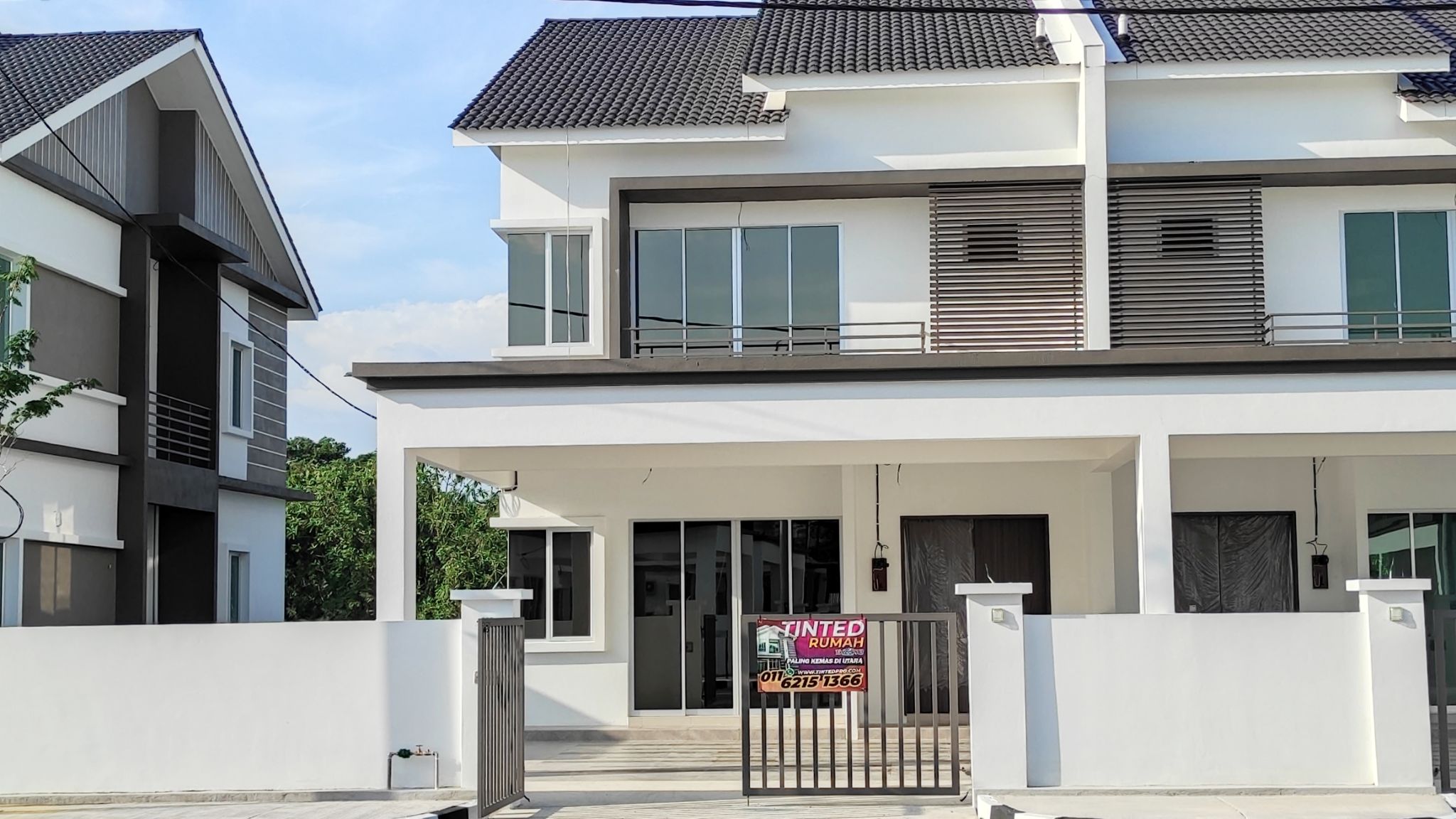 Tinted rumah Taman Kucai Indah 2, Lunas, Kedah