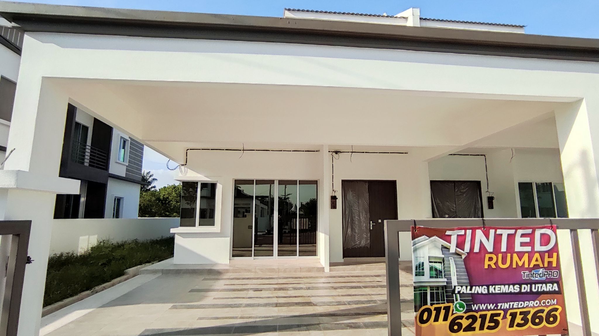 Tinted rumah Taman Kucai Indah 2, Lunas, Kedah