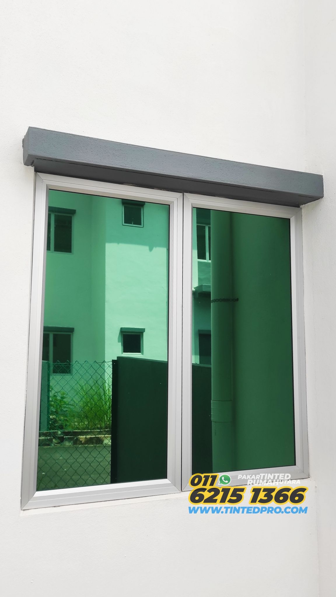 Pemasangan tinted rumah di residensi Pr1ma Junjong, Kulim, Kedah