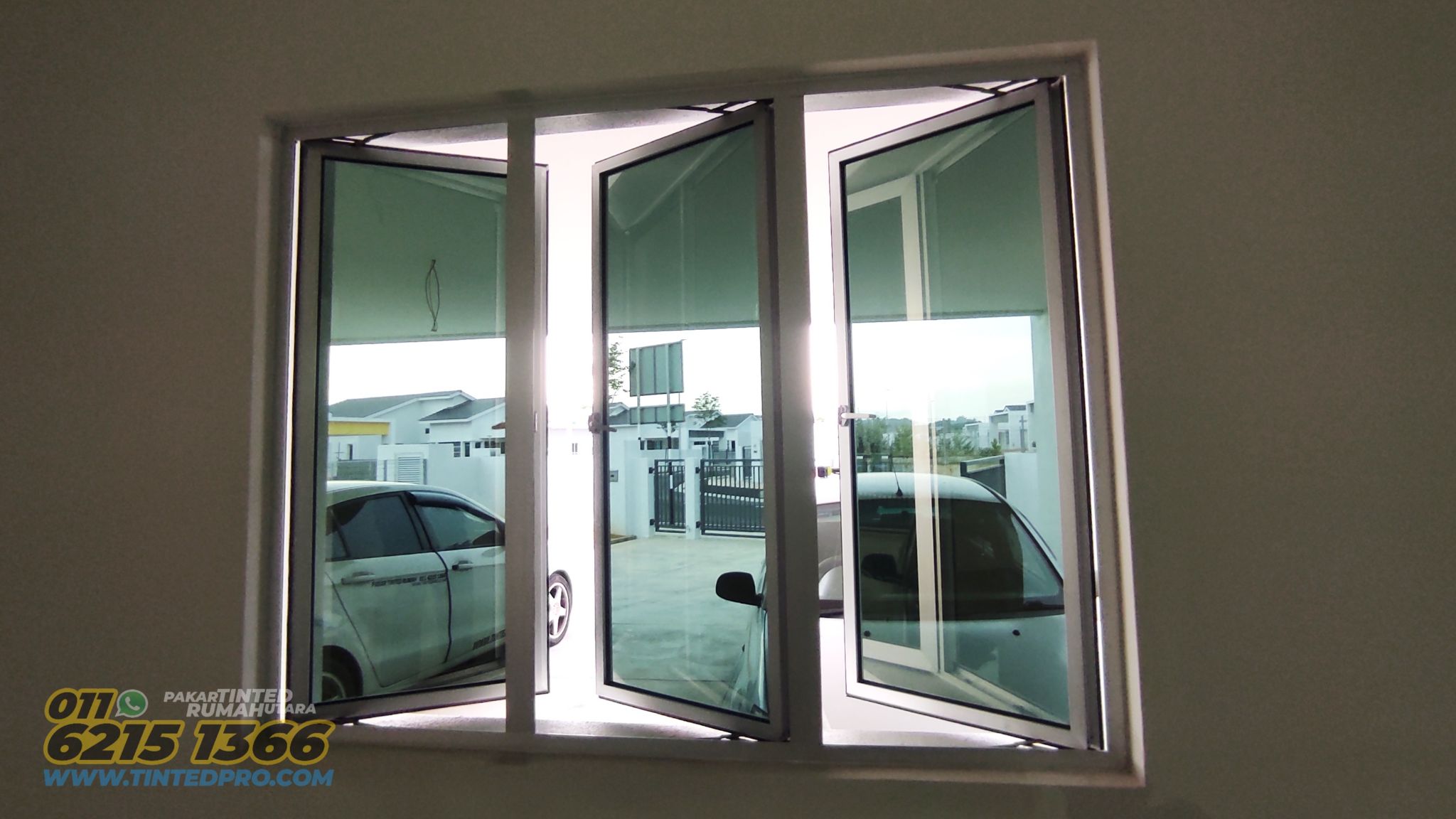 Pemasangan tinted rumah di Ramlee Bukit Bintang, Sungai Petani, Kedah