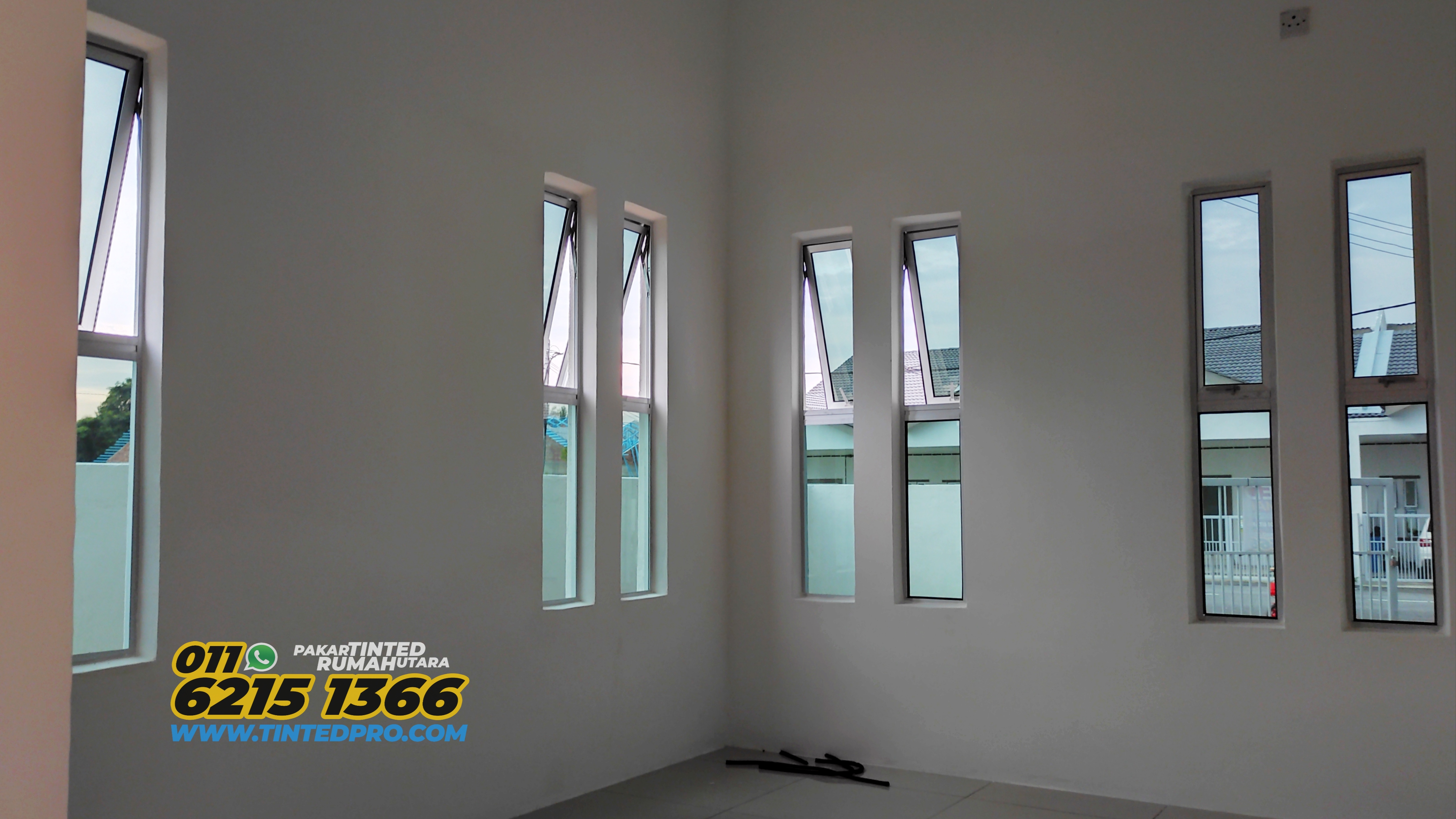 Pemasangan tinted rumah di Taman Semanggol Jati, Semanggol, Perak
