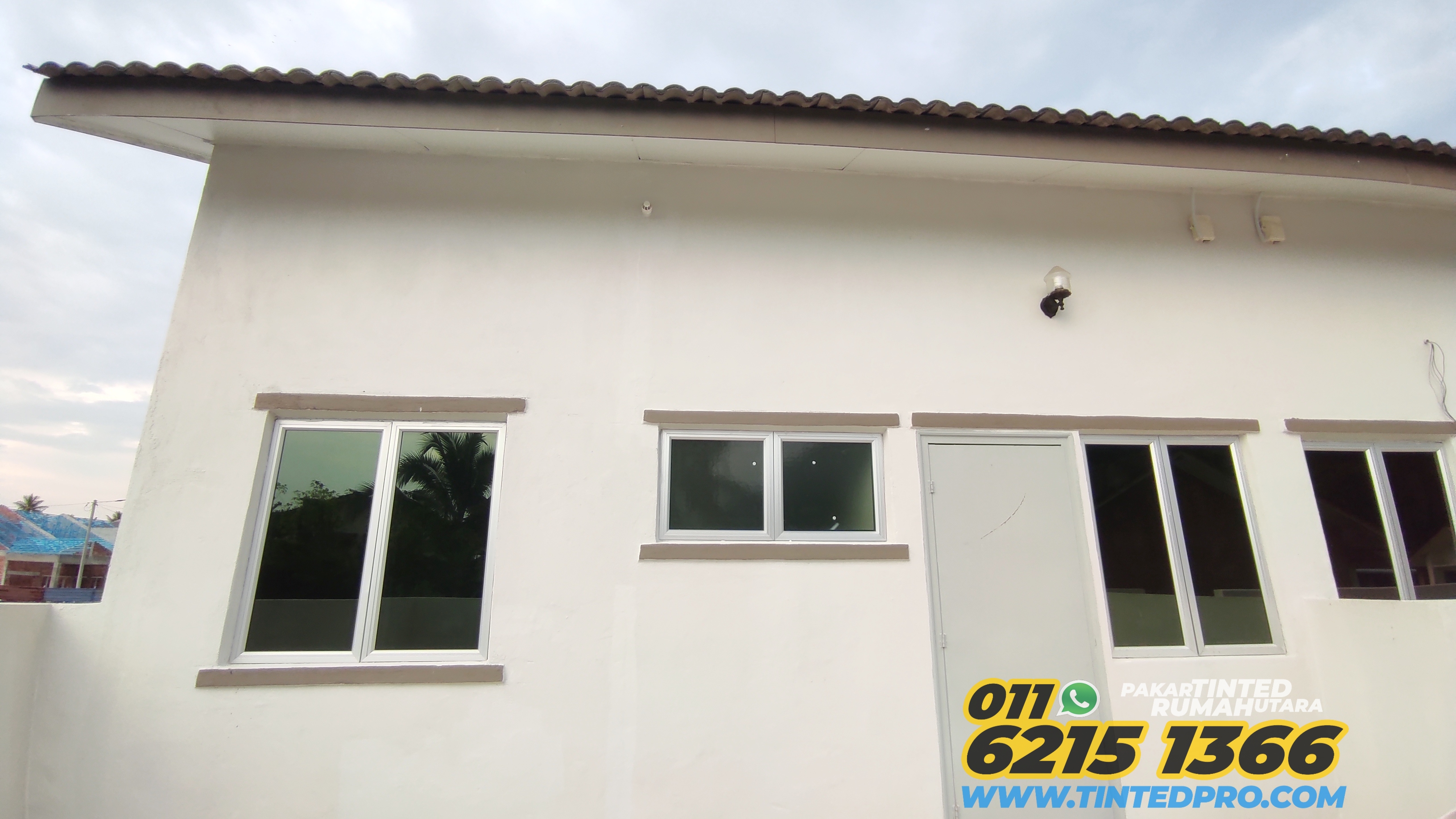 Pemasangan tinted rumah di Taman Semanggol Jati, Semanggol, Perak