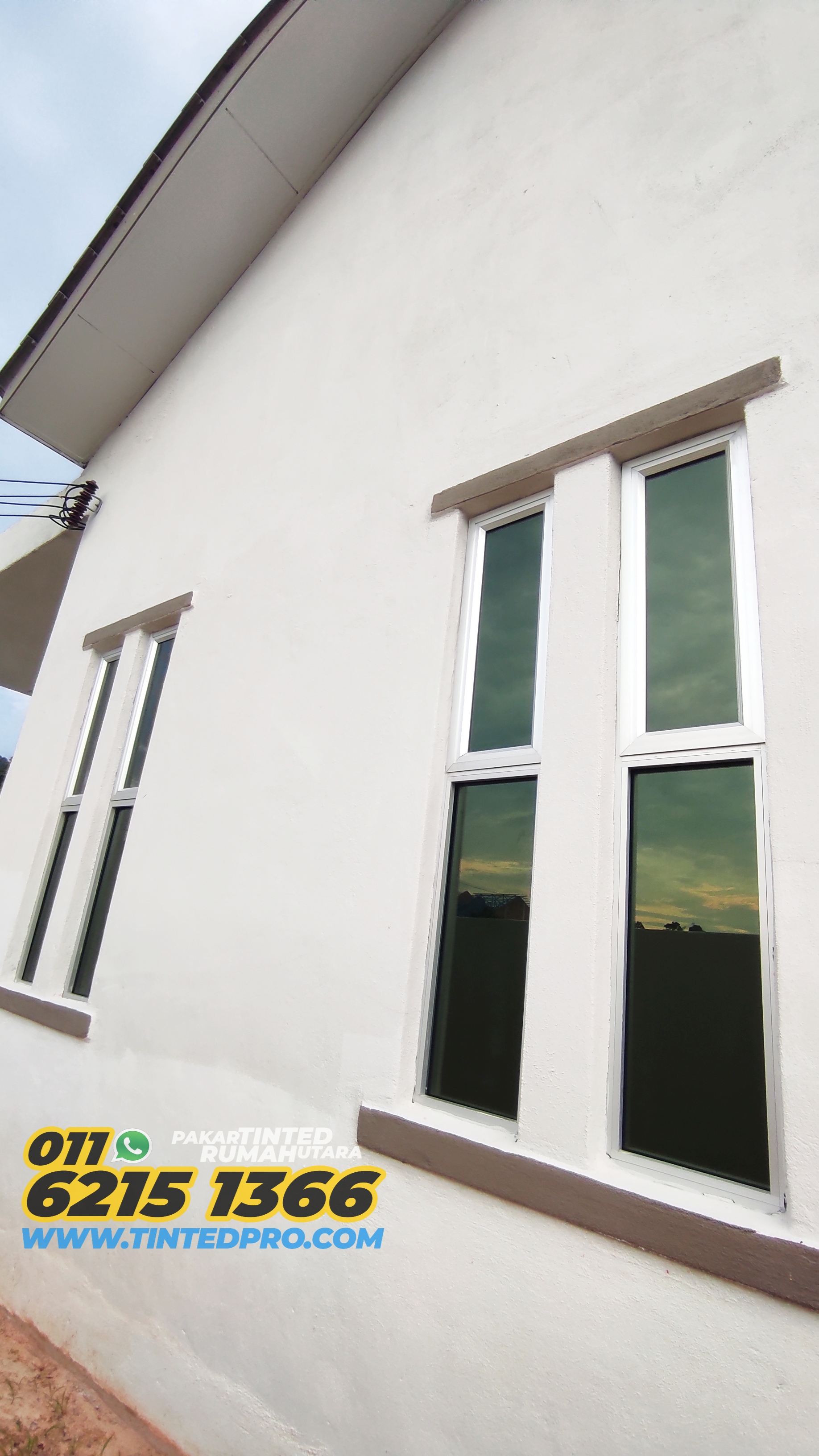 Pemasangan tinted rumah di Taman Semanggol Jati, Semanggol, Perak