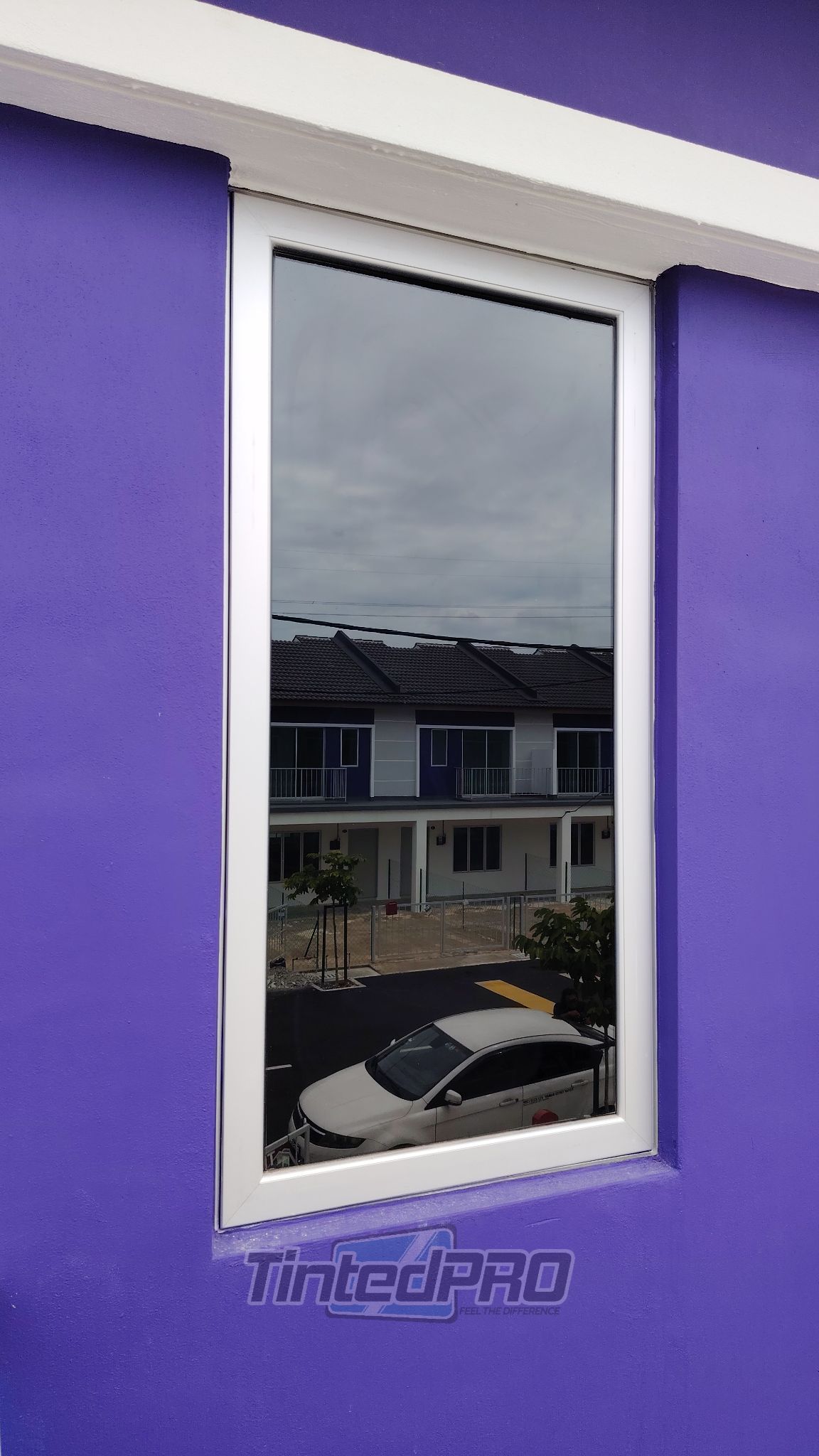 Pemasangan tinted rumah di Taman Sena Utama (Scientex), Sungai Dua, Pulau Pinang