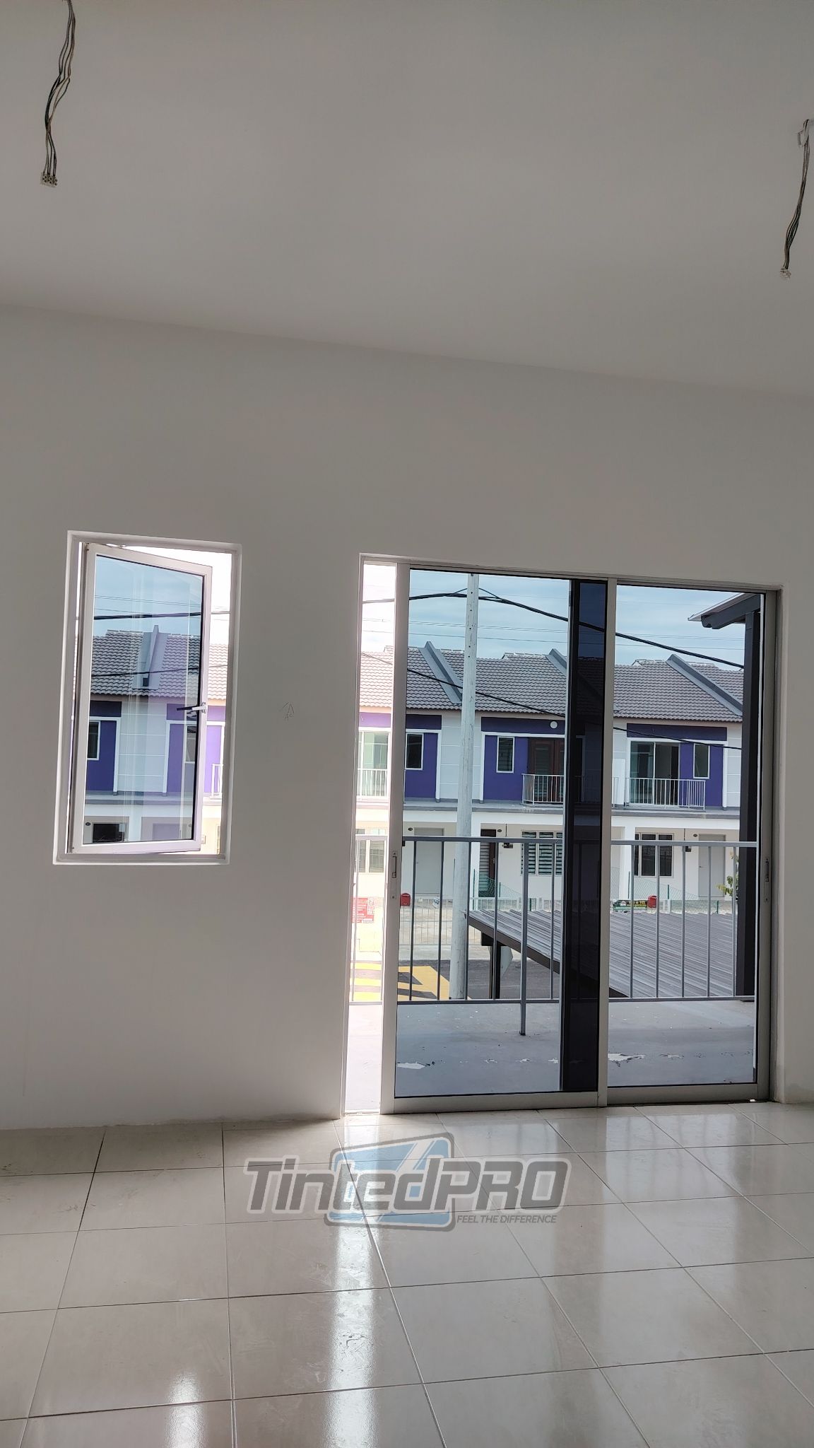 Pemasangan tinted rumah di Taman Sena Utama (Scientex), Sungai Dua, Pulau Pinang