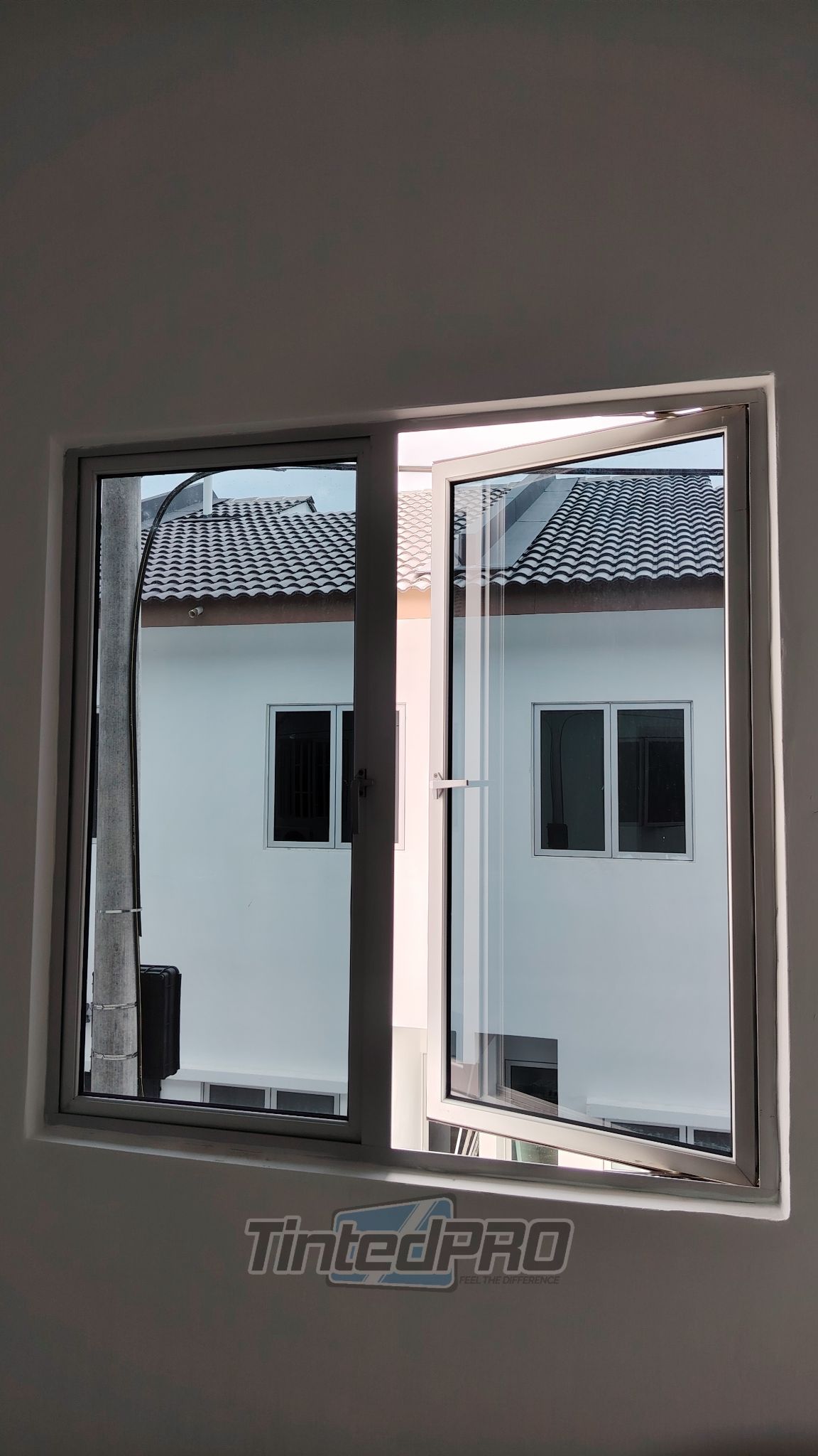 Pemasangan tinted rumah di Taman Sena Utama (Scientex), Sungai Dua, Pulau Pinang