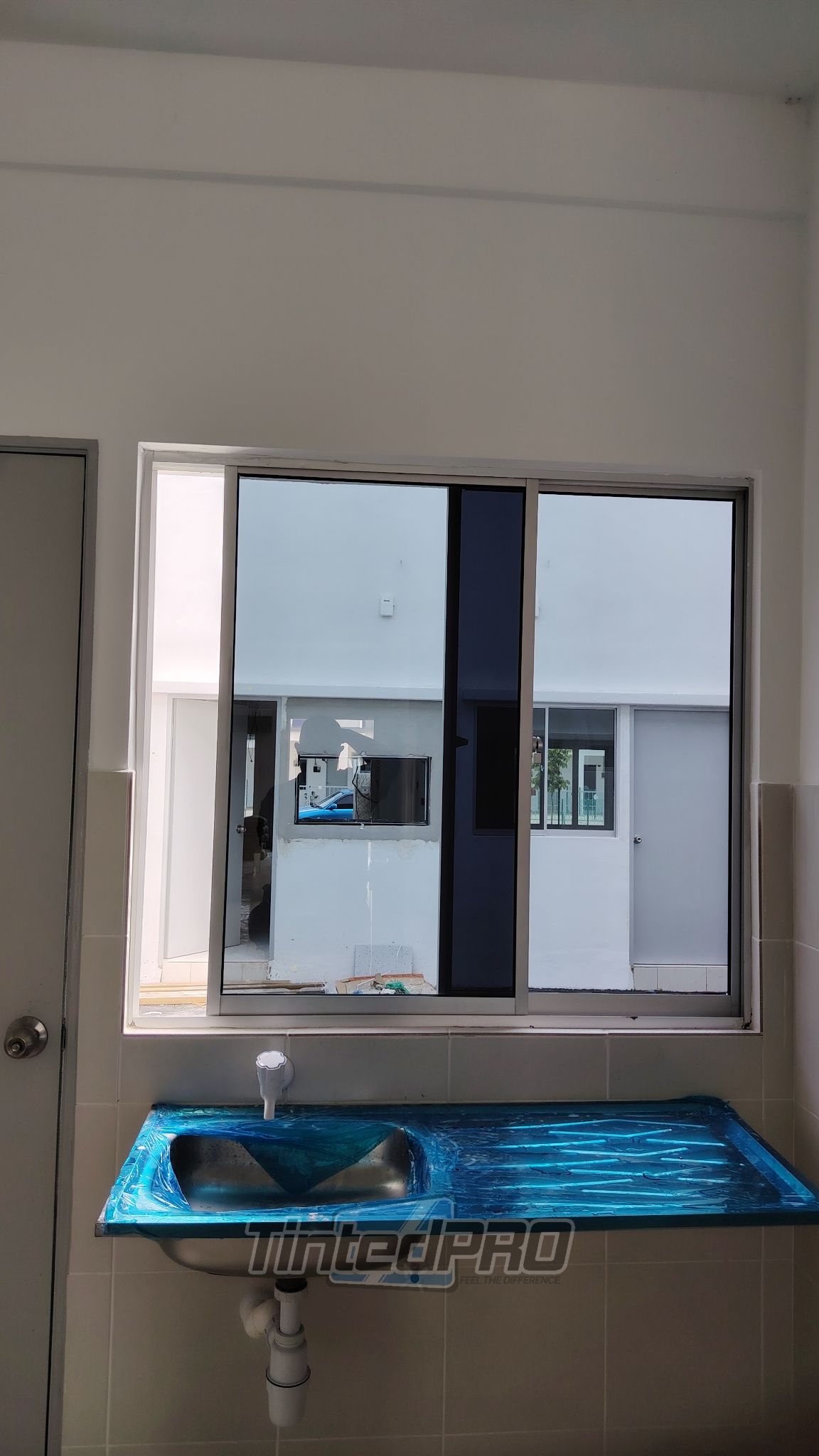 Pemasangan tinted rumah di Taman Sena Utama (Scientex), Sungai Dua, Pulau Pinang