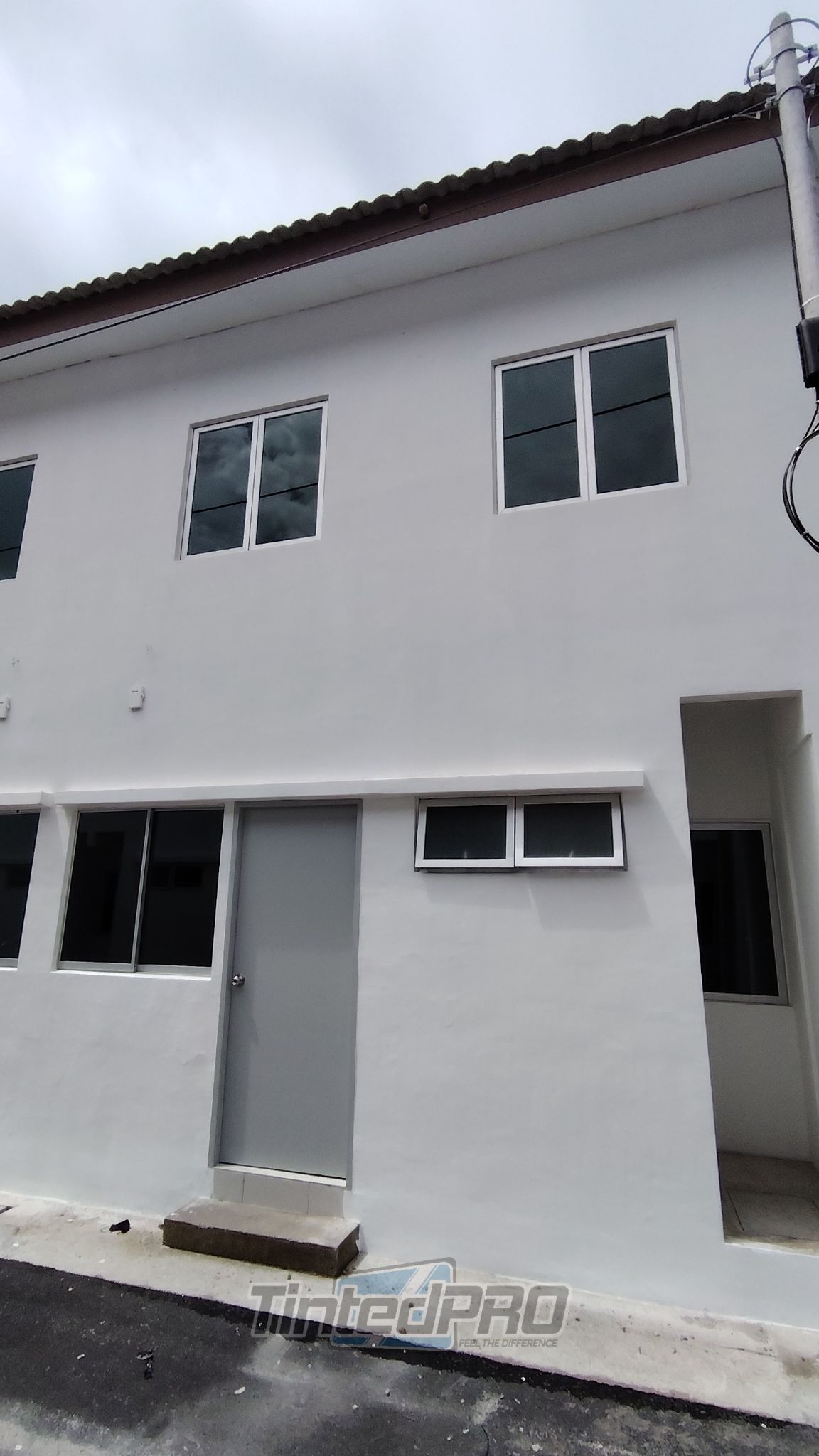 Pemasangan tinted rumah di Taman Sena Utama (Scientex), Sungai Dua, Pulau Pinang