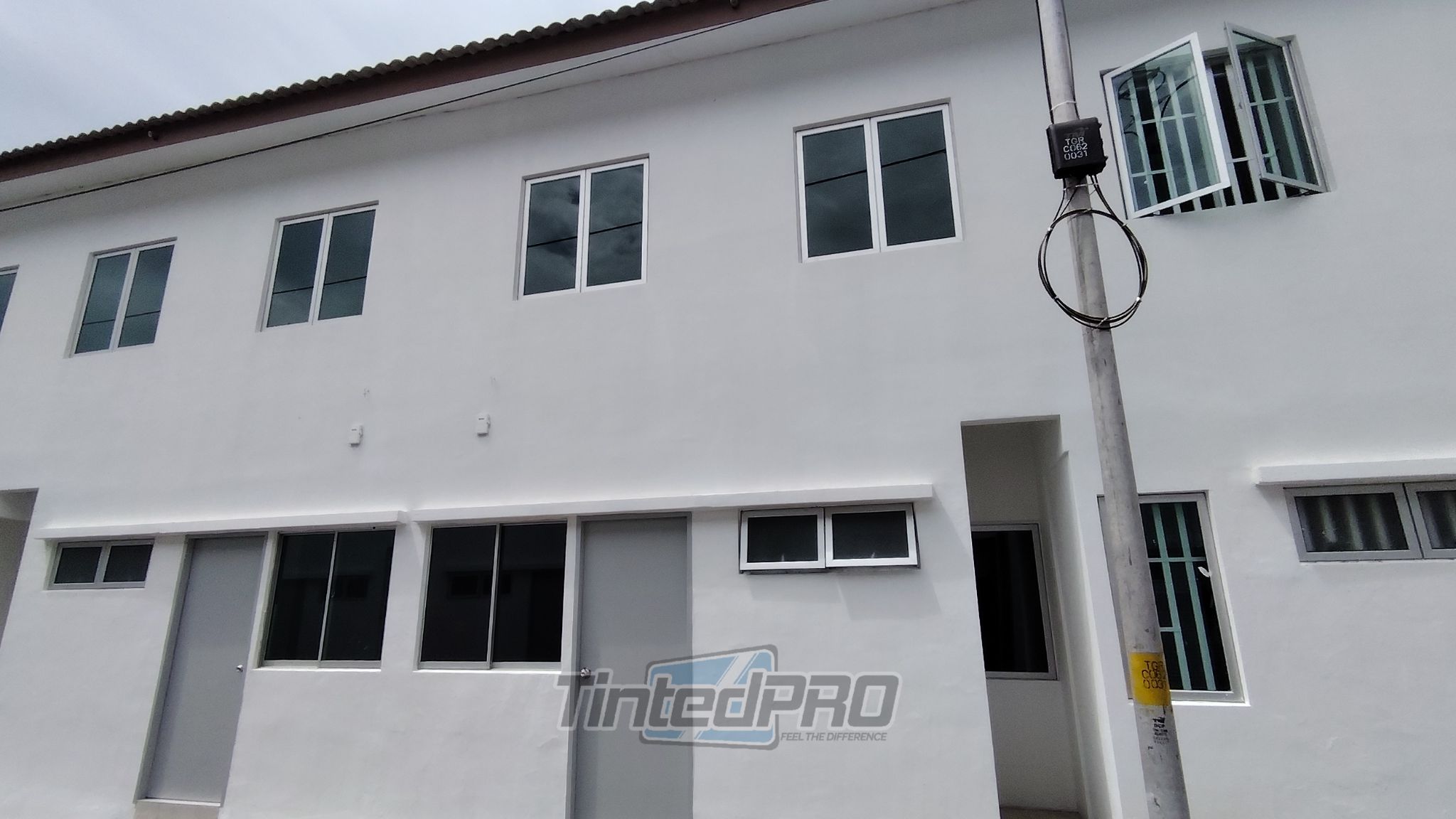 Pemasangan tinted rumah di Taman Sena Utama (Scientex), Sungai Dua, Pulau Pinang