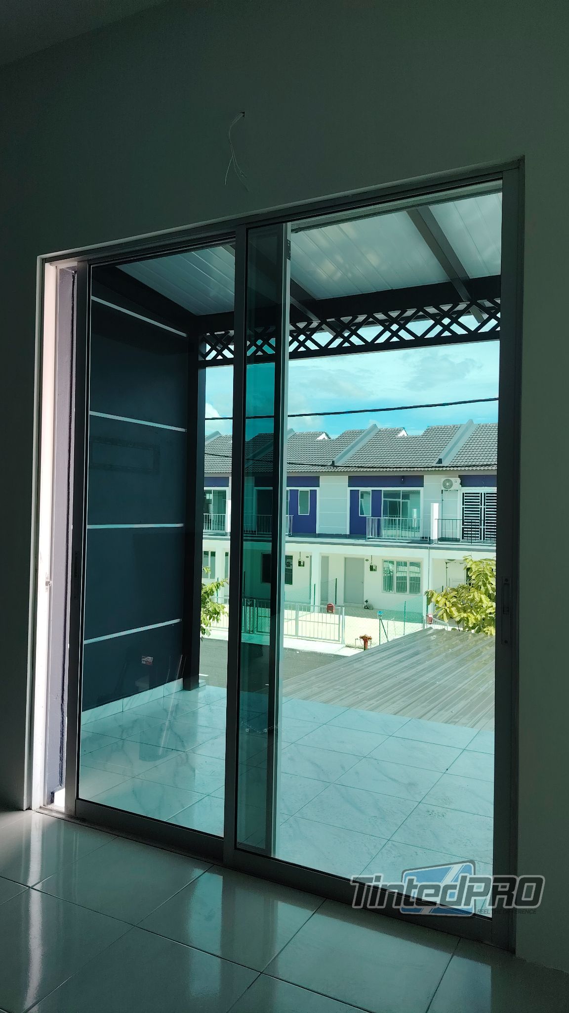 Pemasangan tinted rumah di Taman Sena Utama (Scientex) Sungai Dua, Pulau Pinang