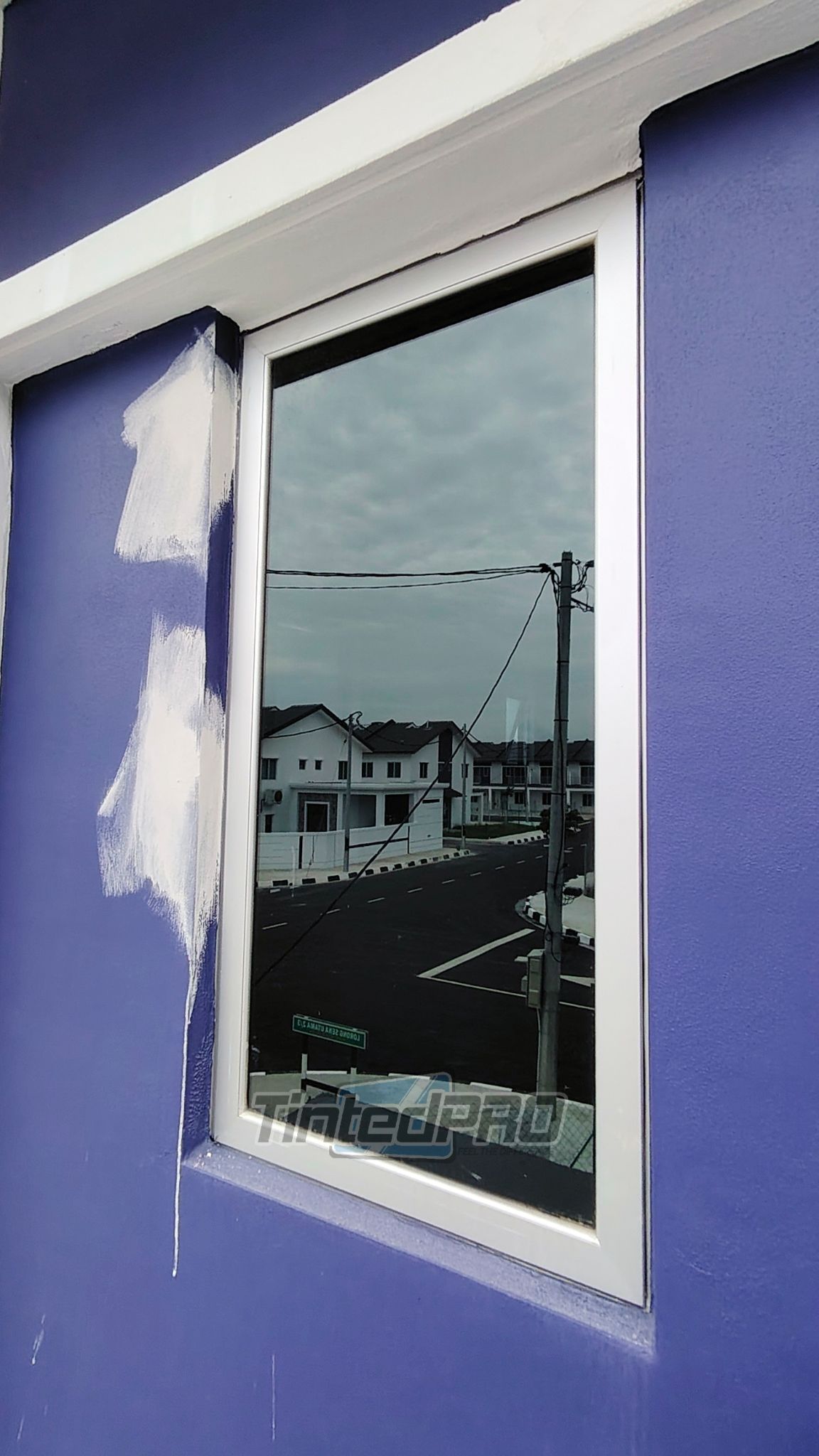 Pemasangan tinted rumah di Taman Sena Utama (Scientex) Sungai Dua, Pulau Pinang