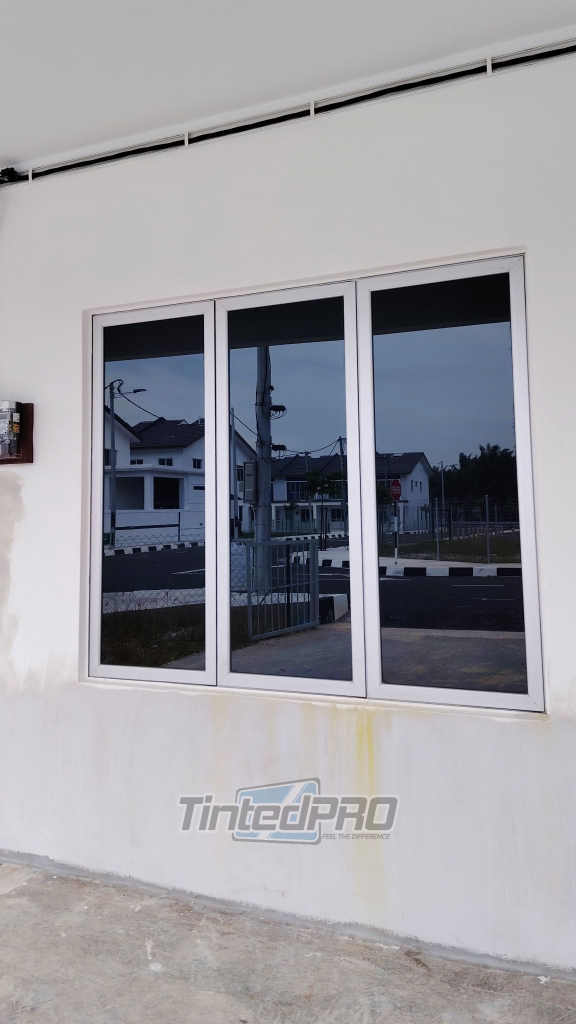 Pemasangan tinted rumah di Taman Sena Utama (Scientex) Sungai Dua, Pulau Pinang