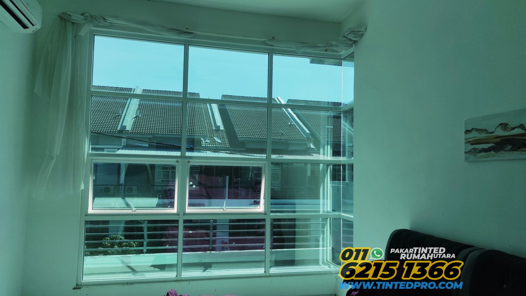 Pemasangan tinted rumah di SP Saujana, Sungai Petani, Kedah