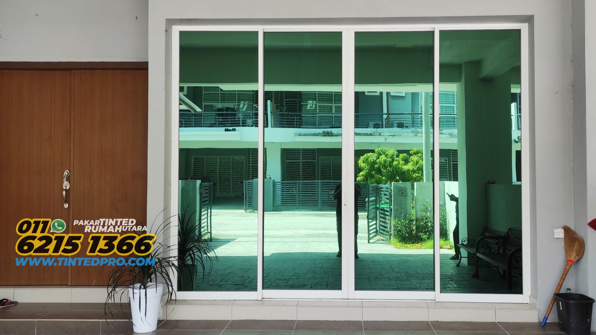 Pemasangan tinted rumah di SP Saujana, Sungai Petani, Kedah