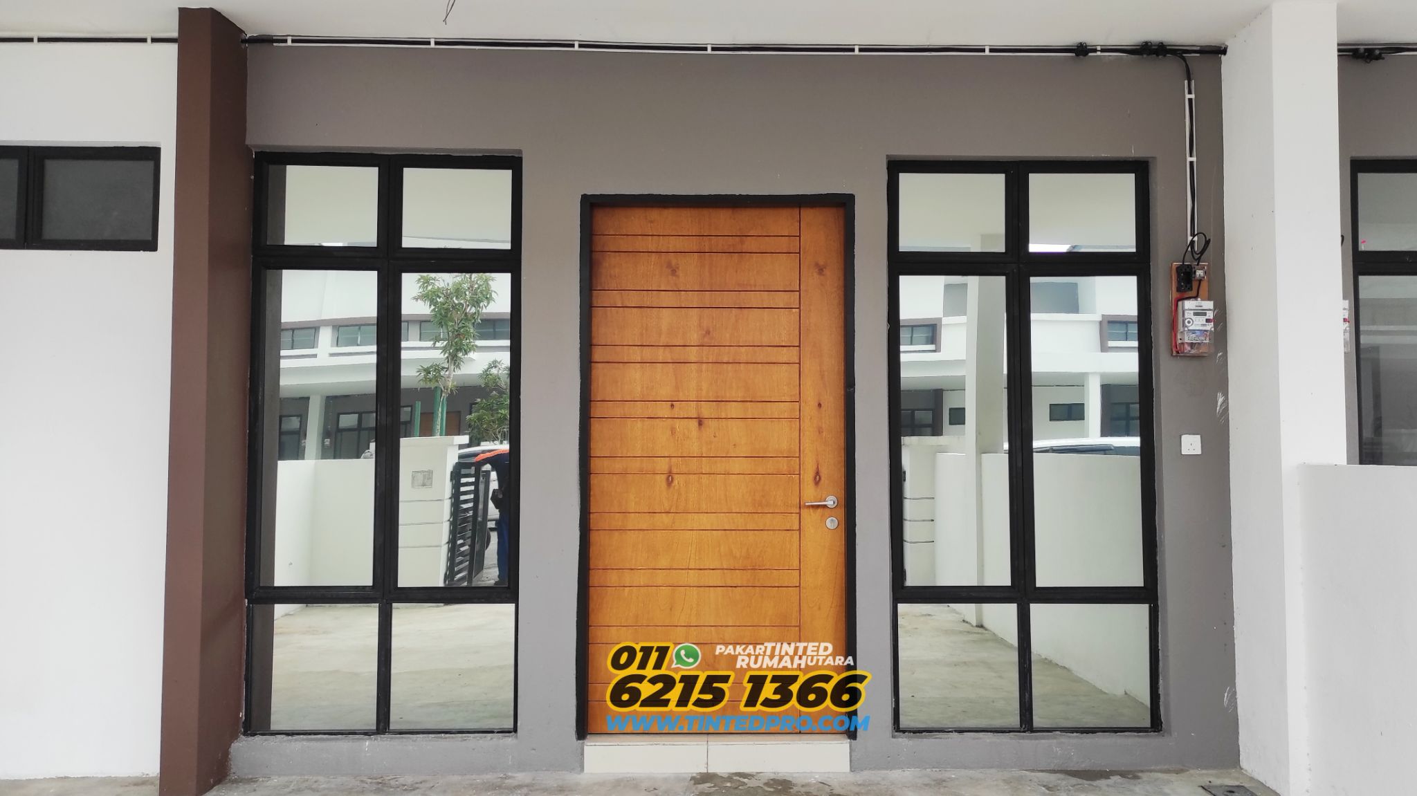 Pemasangan tinted rumah di Taman Ilmu, Nibong Tebal, Pulau Pinang