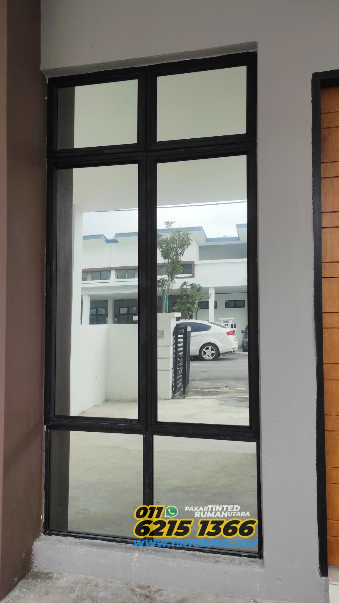 Pemasangan tinted rumah di Taman Ilmu, Nibong Tebal, Pulau Pinang