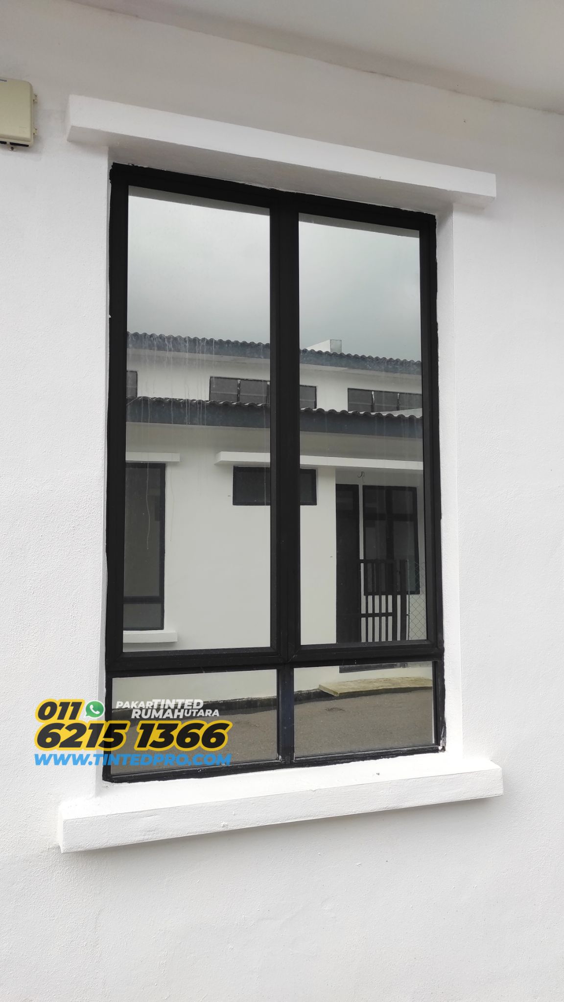 Pemasangan tinted rumah di Taman Ilmu, Nibong Tebal, Pulau Pinang