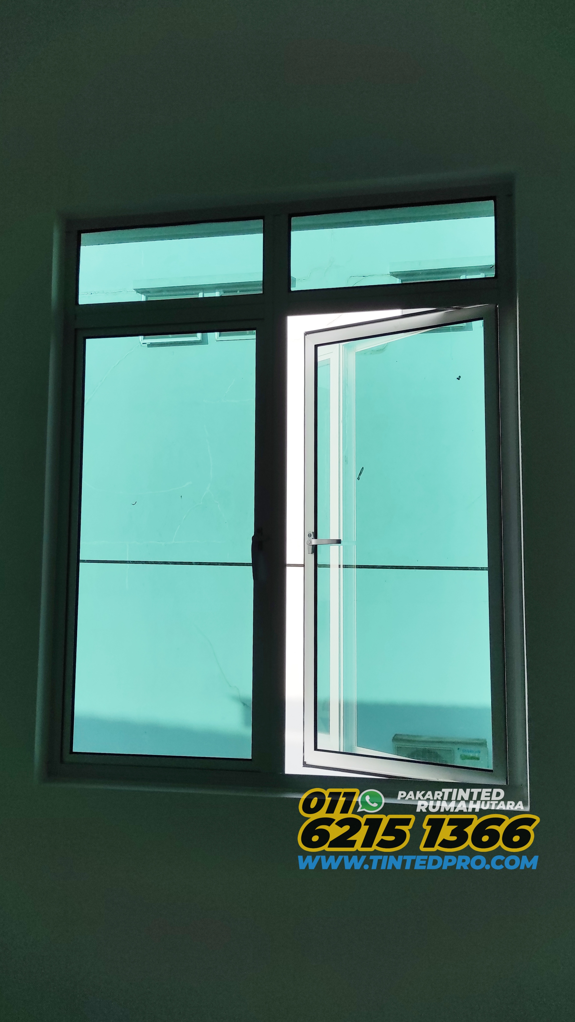 Pemasangan tinted rumah di Taman Tasek Palma, Simpang Ampat, Pulau Pinang